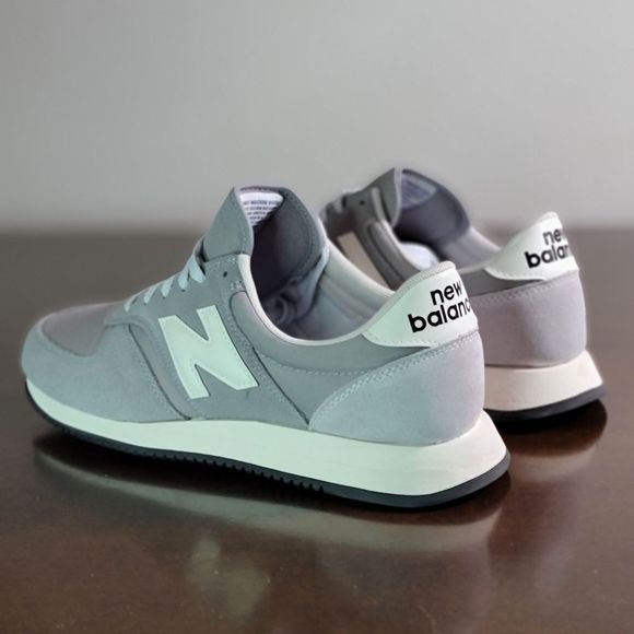 New Balance 420 Grey Sea Salt Men's Shoes Size 10 Leather Suede 550 574 990 992 - Picture 6 of 15